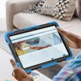 thumbnail image 4 of Case for Samsung Galaxy Tab S8 Plus/S7 FE/S7 Plus 12.4 Inch with Screen Protector, 360 Degree Rotating Kickstand Hand Strap Heavy Duty Shockproof Cover with Shoulder Strap, Sky Blue, 4 of 7