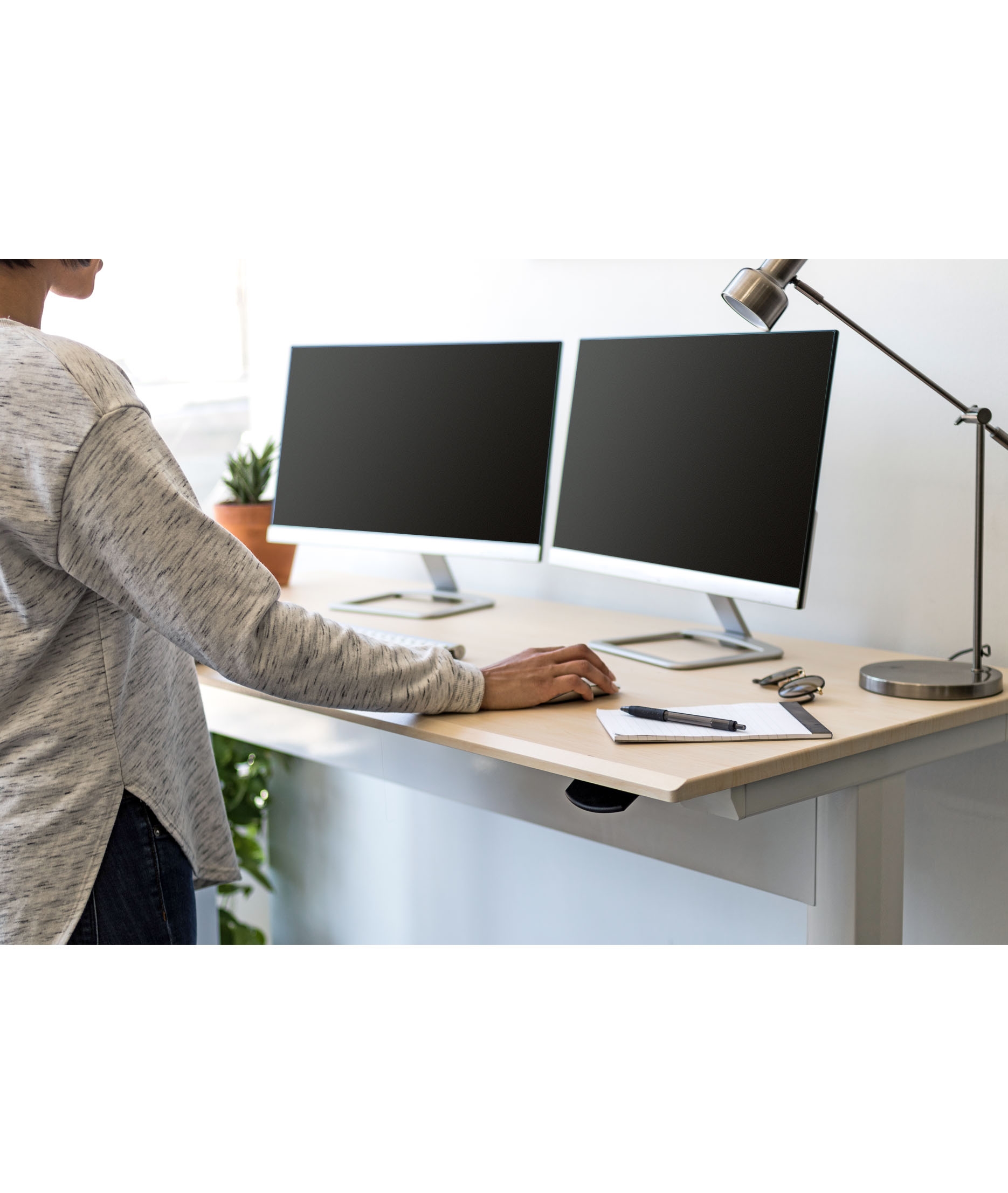  PIOJNYEN Stand up Desk, Adjustable Standing Desk