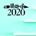 thumbnail image 1 of Custom Decals Class Of 2020 Wall Art Size: 10 X 20 Inches Color: Black, 1 of 1