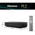 thumbnail image 2 of Restored Hisense PL2, Ultra Short Throw Home Theater Laser Projector, 80” – 150”, 4K UHD, 2,700 Lumens, 3000:1 Contrast, Dolby Vision & Atmos, 3D, Google TV, WIFI 6E, 2 of 15