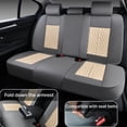 thumbnail image 6 of 2009 for Cadillac Dts Seat Cover, Light Taupe Car Seat Covers, Faux Leather 5 Piece Full Set Waterproof Suitable for All Seasons, Upgrade the Car's Interior, 6 of 9