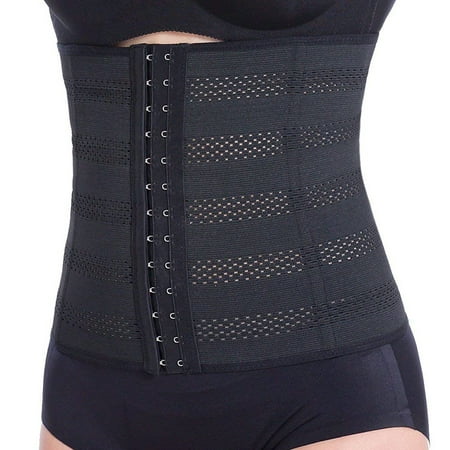 SLIMBELLE Women's Waist Trimmer Belt Slim Body Sweat Wrap for Stomach Back Lumbar (Best Slim Body Wraps)