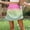 Hot Pink, variant on PWPSG Women’s Gradient Tone A Line Skort, Side Zipper Closure Stretch Matte Fabric, Built In Liner for Court Activities Red S