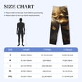 thumbnail image 4 of Balery Luxurious Gold Flow print Men's Pajama Pants,Ultra Lightweight Pjs,Lounge Pant-Large, 4 of 9