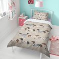 thumbnail image 4 of Cute Cartoon Dachshund Duvet Cover and Pillowcase Set for Single Bedding, Bedroom Accessories for Kids Teens, 4 of 5