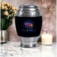 thumbnail image 6 of Yatskia Neon Elephant Funeral Urns For Adult Ashes Men & Women, Urns For Human Ashes Adult, (Monar 10 Inch and 3 Inch), 6 of 8