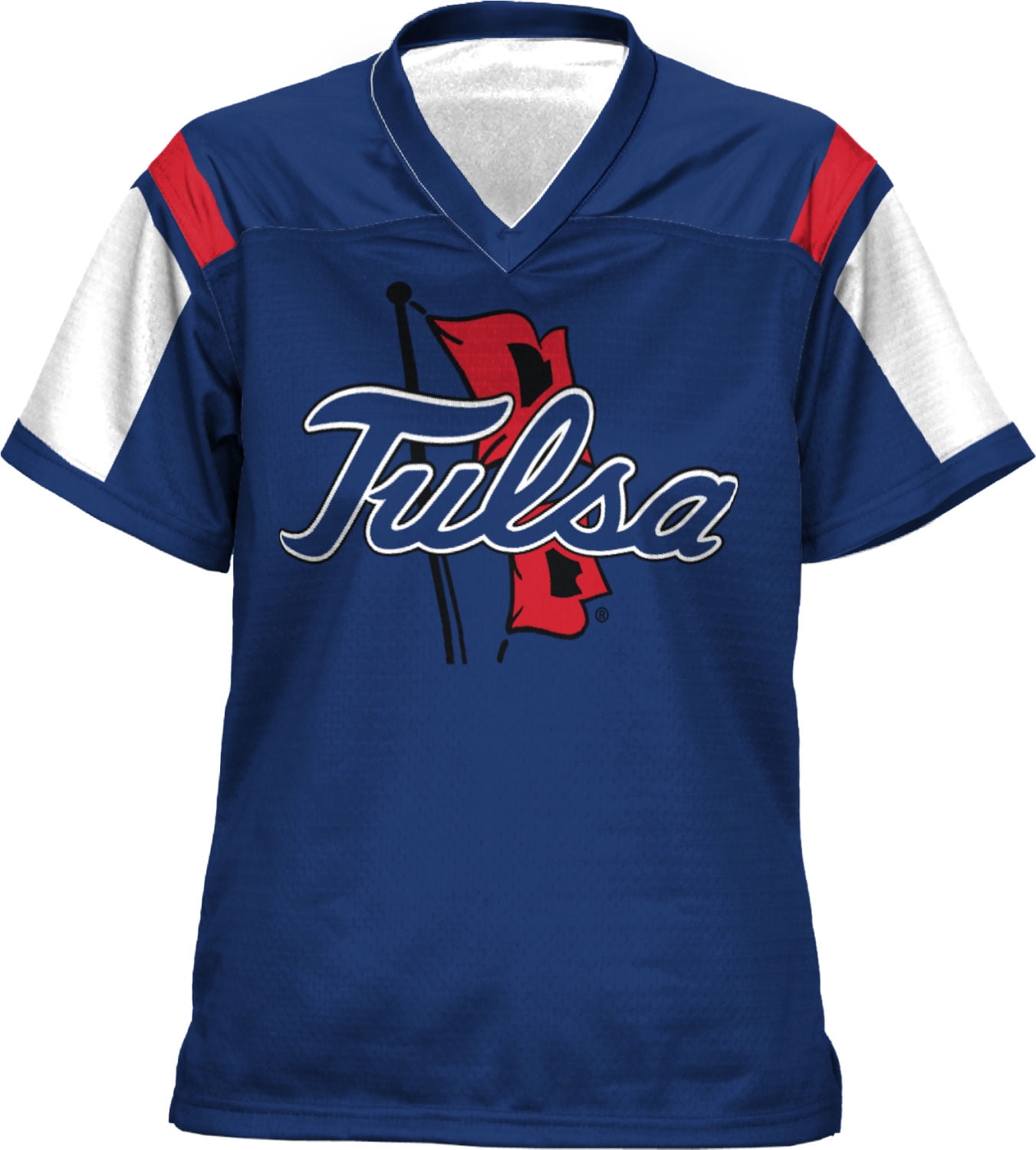 ProSphere Girls' University of Tulsa Thunderstorm Football Fan Jersey