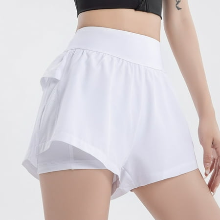 SNKSDGM Women s Plus Panties for Women Plus Size Womens Dress Pants Petite Length High Waist Yoga Shorts for Women Fitness Workout Bottoms with Breathable Double Layer Design
