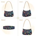 thumbnail image 7 of FORMRS Womens Shoulder Bag with Chain Strap Clutch Purse Cute Tote Handbag, Dark Blue Christmas, 7 of 7