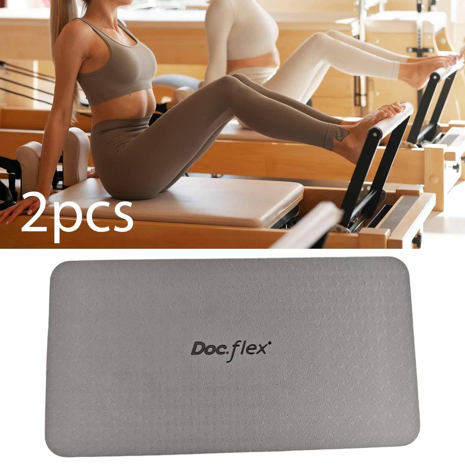 2 Pieces Pilates Mat Yoga Knee Pad Exercise Pad Supportive TOE Material Home Gym Women Use