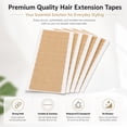 thumbnail image 7 of QZS Adhesive Hair Tape,1.57x0.3inch Portable Adhesive Tape in Replacement Hair Extensions,Beige Durable and Waterproof, 7 of 7