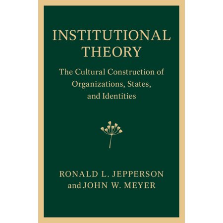 ISBN 9781107078376 product image for Institutional Theory : The Cultural Construction of Organizations, States, and I | upcitemdb.com