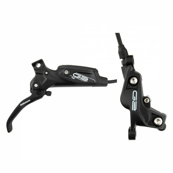 SRAM G2 RS Disc Brake and Lever - Front, Hydraulic, Post Mount, Diffusion Black Anodized, A2