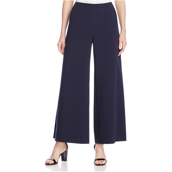 Pantalones de vestir Gaucho de pierna ancha para mujer Finity, azul, 10