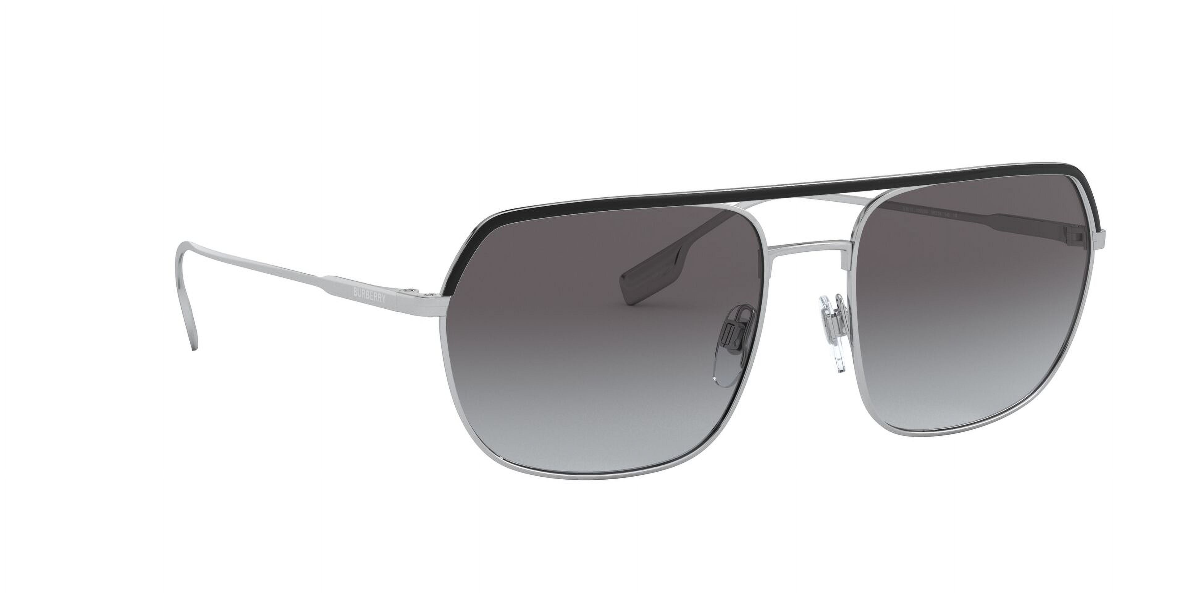 Burberry Holborn Grey Gradient Square Men's Sunglasses