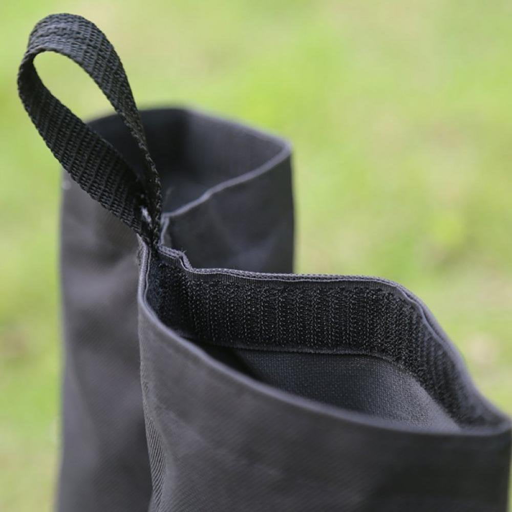 Weight Bags for Pop up Tent 4pcs Pack Leg Weights Sand Bags for Instant Outdoor Sun Shelter Legs Heavy Duty Stability Sandbag Weighted Feet Bag
