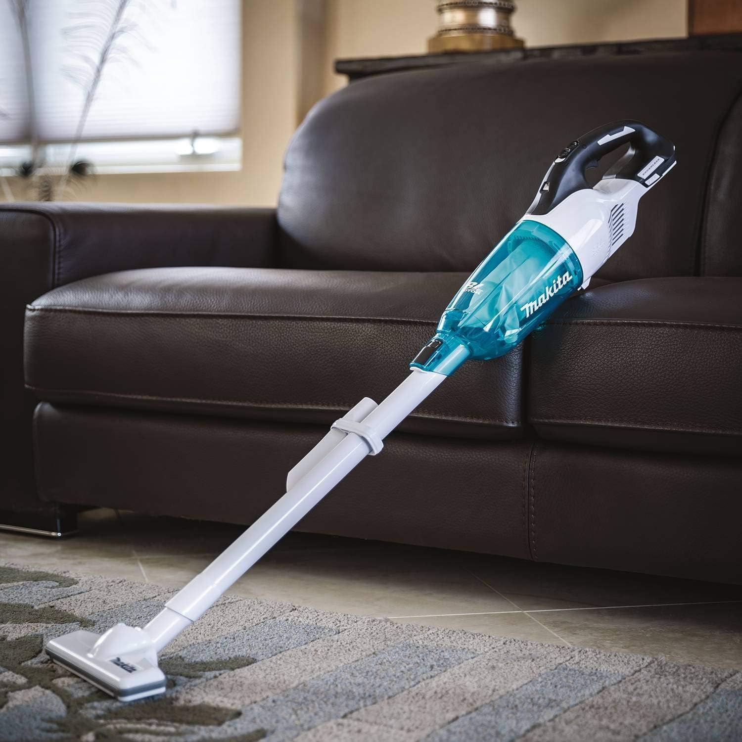 Makita-XLC03ZWX4 18V LXT Lithium-Ion Brushless Cordless Vacuum, Trigger w/  Lock, Tool Only