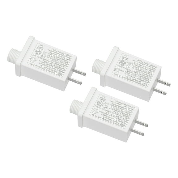Uxcell 29V 24W LED Power Supply, 3pcs DC Low Voltage Transformer IP44 LED Driver, White
