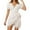 Beige, variant on HOWPAY Cover Ups for Swimwear Women Bathing Suit Coverup Short Sleeve Casual Swimwear Summer Beach Dress Lightweight Vacation Clothes Beige L