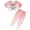 Pink, variant on CARETOO Toddler Girl Clothes Baby Outfits Tie Dye Short Sleeve Shirt Long Pants 2PCS Clothing Set