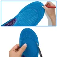 thumbnail image 4 of NUEVO 1 par de plantillas ortopédicas de masaje para el arco para hombre y mujer, unisex, de silicona, antideslizantes, de gel, suaves, para calzado deportivo, con absorción de impactos, 4 of 5