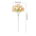 thumbnail image 2 of Mini Artificial Flower Bud Bouquet, Delicate Mini Artificial Flower Bud Bouquet, Compact Faux Floral Bundle, Vase Filler Decor for Home Office Wedding Tabletop Arrangement, 2 of 5