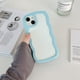 thumbnail image 5 of (Azul) Funda para iPhone 13, Curly Simple Wave Estética Linda funda para mujeres y hombres, linda funda transparente para teléfono, funda protectora de silicona suave a prueba de golpes para iPhone 13, 5 of 5