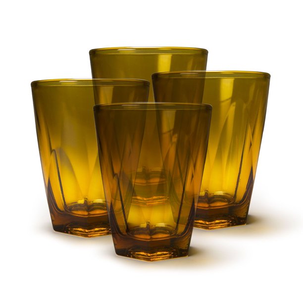 notNeutral VERO 12 oz. Latte Glass in Amber