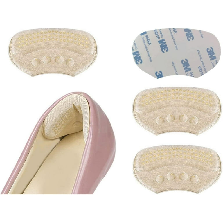 PCs Anti-Slip Heel Grips, Thick Liners Fillers for Half-Size