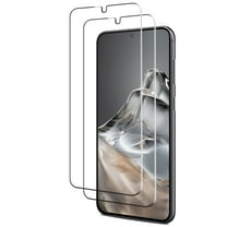 [2 Pack] Tempered Glass Screen Protector for Samsung Galaxy S24, 9H Clear Anti-Scratch Unlock Support Anti-Fingerprint Bubble Free Case Friendly Screen Protector