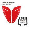 thumbnail image 2 of Protector Manubrio Moto Cubrepuño Universal  Para Motocros Belug, Rojo, 2 of 5