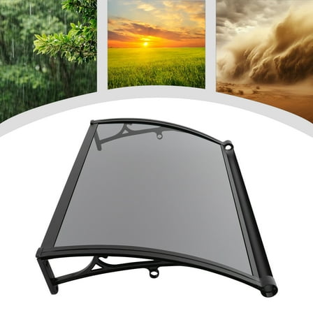 Front Door Drainage Awning Canopy Shelter Patio Window Rain Roof Sun Shade Cover