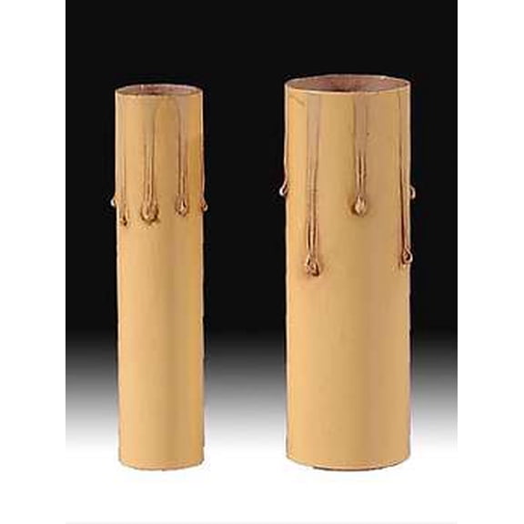 B&P Lamp® 4" Ht., "Antique" Paper Board Candle Covers, Candelabra Size