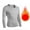 Gray, variant on uublik Men's Lightweight Baselayer Crew Top Fleece Lined Crew Neck Underwear Tops Casual Lightweight Base Layer Pullover Tops, White