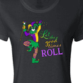 thumbnail image 4 of Inktastic Let the Good Times Roll Mardi Gras Jester Women's T-Shirt, 4 of 5