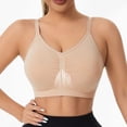 thumbnail image 4 of STARLAN Push up Sports Bras for Women Plus Size Wireless Bras Spaghetti Strap Racerback Seamless Bralette Daily Wear L, 4 of 7