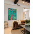 thumbnail image 5 of Marmont Hill "Two Foxes" by Sascalia Painting Print on Wrapped Canvas, 5 of 7