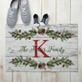 thumbnail image 2 of Christmas Pine Personalized Doormat, 2 of 6