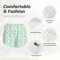 thumbnail image 6 of Lsque Duck Cartoon Printed Women's Running Shorts with Liner Pockets,Elastic Quick Dry Workout Athletic Gym Yoga Shorts,Womens High Waist Shorts-Large, 6 of 9