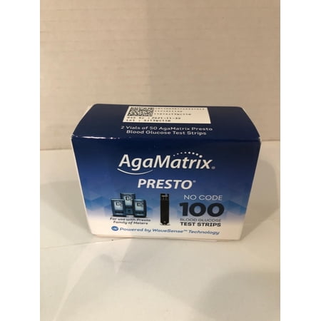WaveSense Presto Test Strips, 100 Count Box
