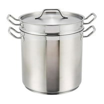 Winware Stainless 8 Quart Double Boiler with Cover