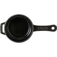 thumbnail image 3 of Staub Cast Iron 0.25-qt Mini Saucepan - Matte Black, Made in France, 3 of 5