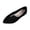 Black, variant on Rokment Ladies Dress Shoes Women's Stylish Metallic Buckles V-Cut Formal Pointed Toe Ballet Flat Casual Business Office Slip on Loafers for Bride Wedding