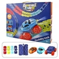 thumbnail image 1 of Niños Racing Coche Daycare Juguete DIY Flexible Truck Camión Estilo de dibujos animados Interior Brain Training Playa Batería Powered 184 PCS / Set Inevent FN001490-04, 1 of 7