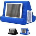 thumbnail image 1 of ORUYROP Coussin d'Oreiller pour Tablette Multi-Angle, Support Souple pour Tablette, Coussin de Repos pour Téléphone, iPad, Lecture de Livres (Bleu), 1 of 5