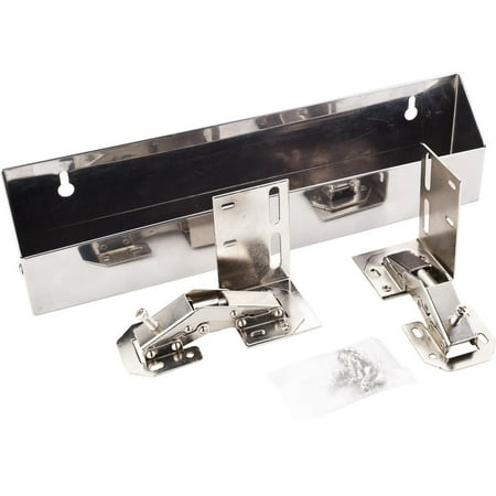 Hardware Resources TOSS11S-R 11-3/4-inch Stainless Steel Tip out 2 Shallow Tray Set