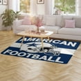 thumbnail image 3 of Football Cowboys Soft Comfy Area Rugs Carpet Suitable Flannel for Living Room Kitchen Bedroom Laundry Room Home Decorations, 3 of 6