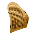 thumbnail image 4 of Comfortable Car Back Pillow Back Support with Massaging Beads Improve Sitting Posture Adjustable Versatile for Computer Desk Chair Yellow Style A, 4 of 8