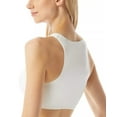 thumbnail image 2 of Michael Kors Essentials Solid Cropped Bikini Top White SM, 2 of 4