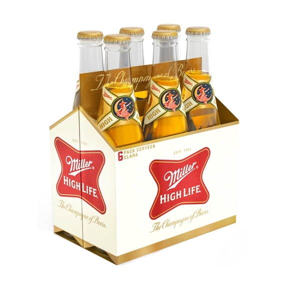Cerveza Miller High Life 6 pack 355 ml c/u